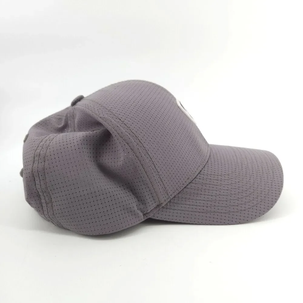 Rhoback Performance Golf Hat Gray Dog Logo Adjustable Cap